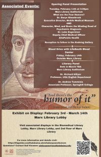 Shakespeare Exhibit Poster